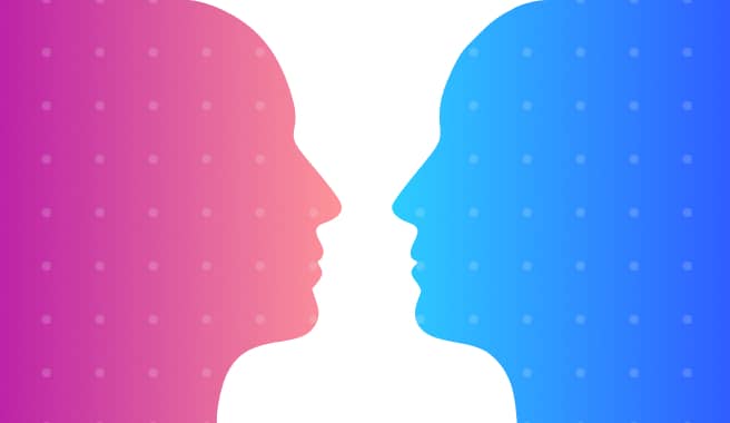 Reasoning and collaboration illustration